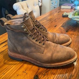 Taylor Stitch Moto Boot in Expresso Grizzly